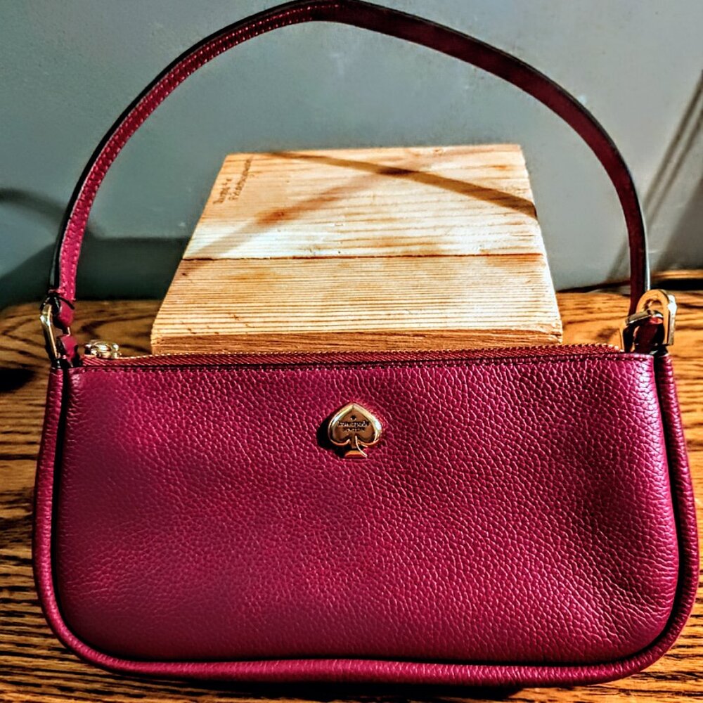 Kate Spade New York Kayla Convertible Wristlet in Dark Raspberry NWOT